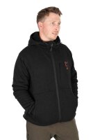Fox Collection Sherpa Jacket Black & Orange - 3XL