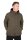 Fox Collection Sherpa Jacket Green & Black - XL