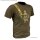 Vass Printed w/strap T- Shirt Khaki Green XL