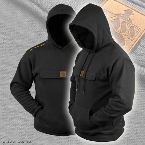 Vass Culture Hoody Khaki Black