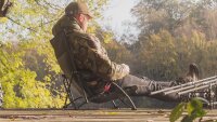 Solar Undercover Camo Foldable Easy Chair - Low