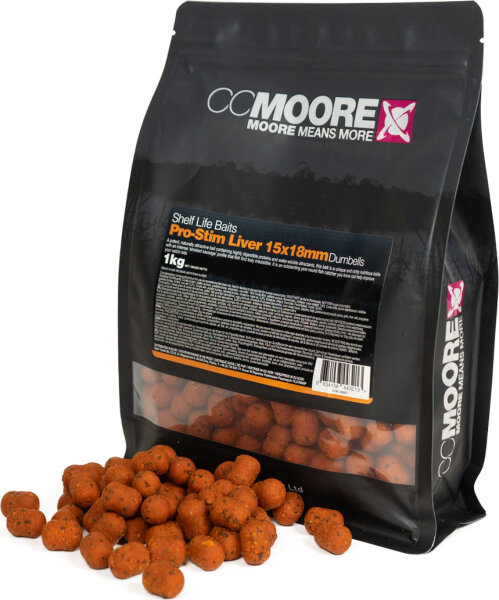 CCMoore Pro-Stim Liver 15X18mm Dumbells 1kg