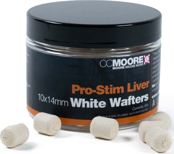 CCMoore Pro-Stim Liver White Dumbell Wafters 10X14mm