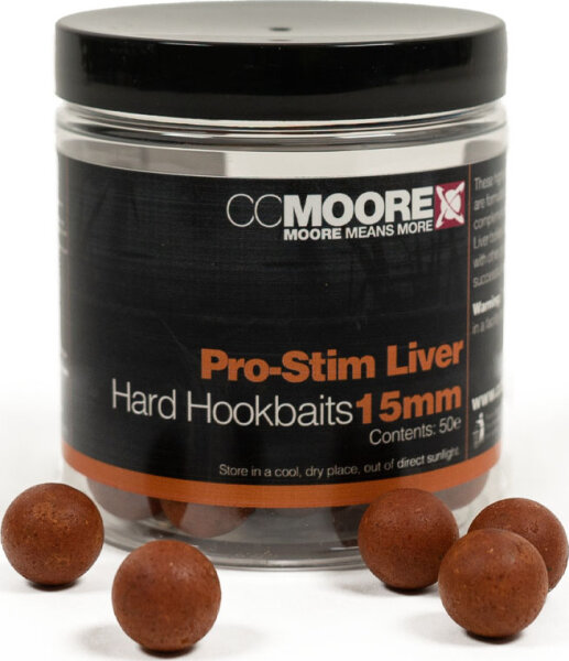 CCMoore Pro-Stim Liver Hard Hookbaits 15mm