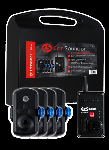Catsounder XRS ACC Set - 4 Bissanzeiger + Receiver XRS ACC + Koffer