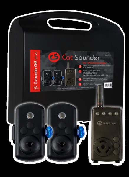 Catsounder ONE Set - 2 Bissanzeiger + CS Receiver + Koffer