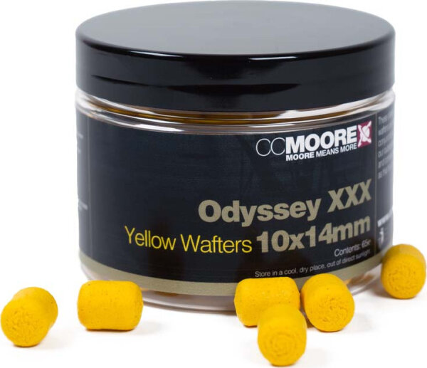 CCMoore Odyssey XXX Yellow Dumbell Wafters 10X14mm