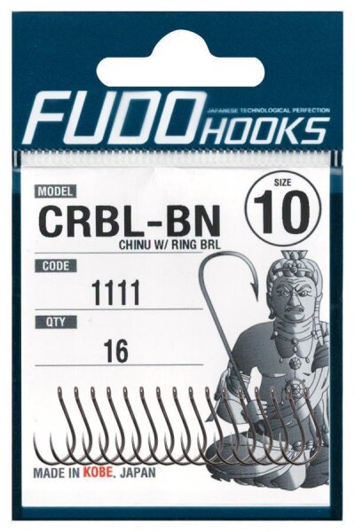 Fudo Chinu W/Ring Barbless 10