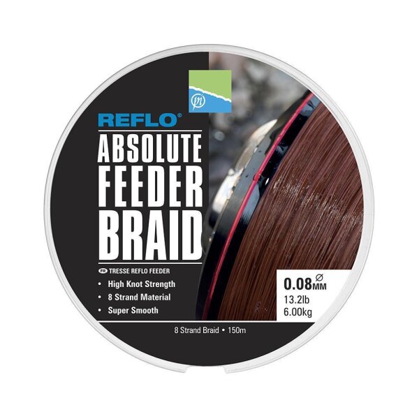 Preston Reflo Absolute Feeder Braid - 0.12mm