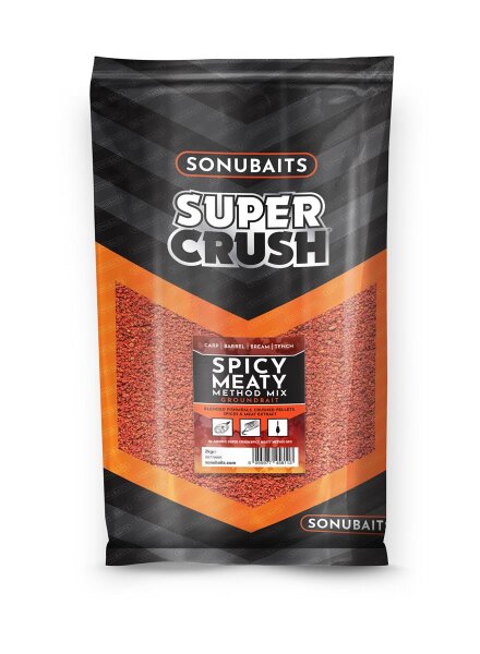 Sonubaits Spicy Meaty Method Mix Supercrush - 2Kg