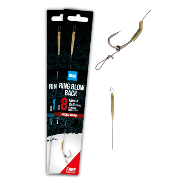 Nash Ring Blow Back Rig Size 6 Barbless