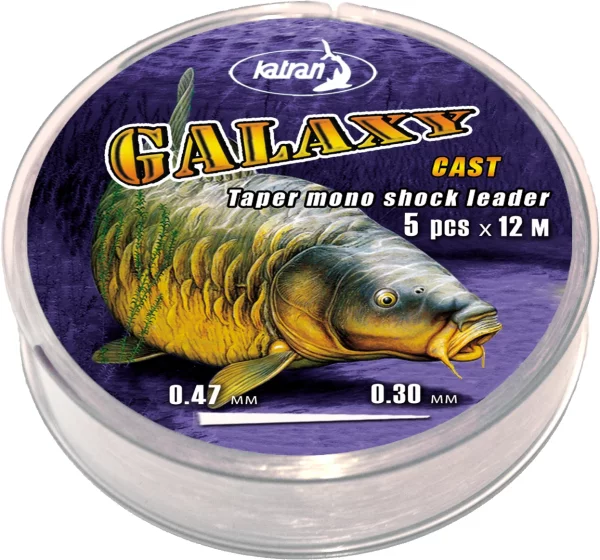 Katran Tapermono Shockleader Galaxy Cast 0,30-0,47mm/ 5 x 12m