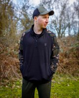 Fox LW Black / Camo QTR Zip small