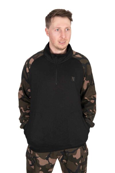 Fox LW Black / Camo QTR Zip medium
