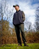 Fox LW Black / Camo QTR Zip medium