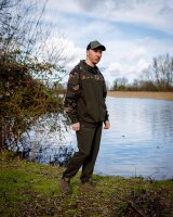 Fox LW Khaki / Camo Split Zip Hoody large