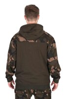 Fox LW Khaki / Camo Split Zip Hoody 2XL