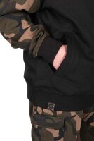 Fox LW BLack / Camo Split Zip Hoody small