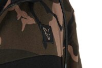 Fox LW BLack / Camo Split Zip Hoody small