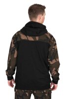 Fox LW BLack / Camo Split Zip Hoody medium