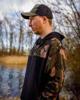 Fox LW BLack / Camo Split Zip Hoody large