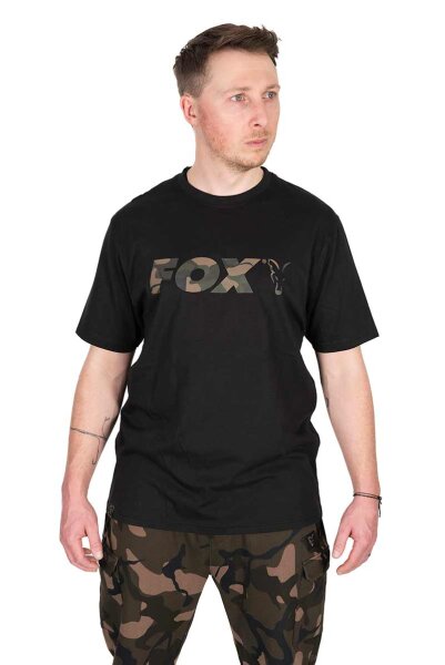 Fox Black / Camo Logo T large