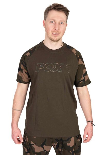 Fox Khaki / Camo Outline T - small
