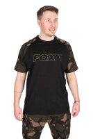 Fox Black / Camo Outline T - large