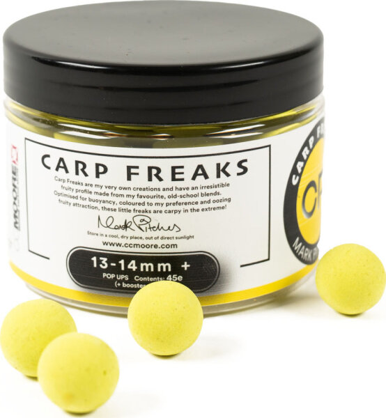 CCMoore Carp Freaks + Pop Ups Yellow 13-14mm