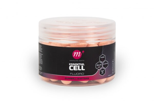 Mainline Essential Cell Fluoro Dumbell Wafters - 12 x 15mm - Pink