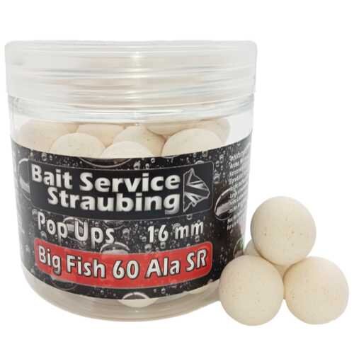 Baitservice Straubing Big Fish 60 Ala SR  White Pop Ups 55g 16mm