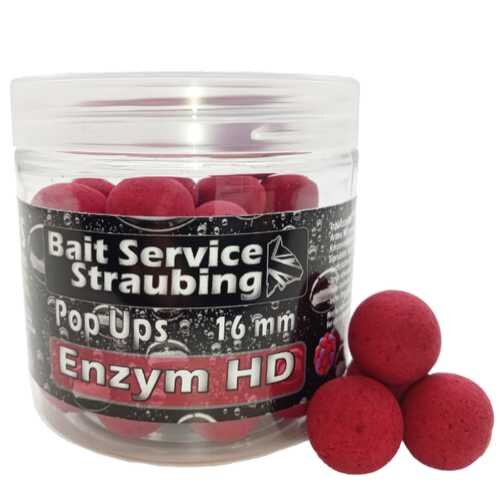 Baitservice Straubing Enzym HD  Dark Red Pop Ups 55g 16mm