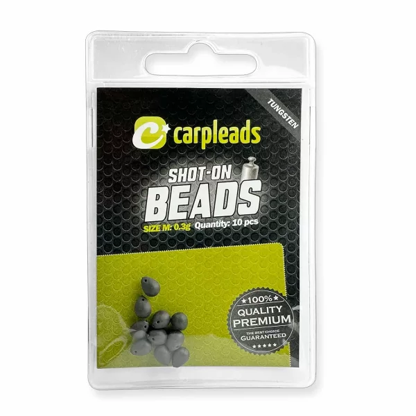 Carpleads Real Tungsten Shot-On Beads Large