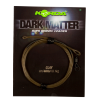 Korda Dark Matter Leader Size 8 Ring Swivel gravel
