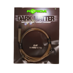 Korda Dark Matter Leader Heli 40lb Clay