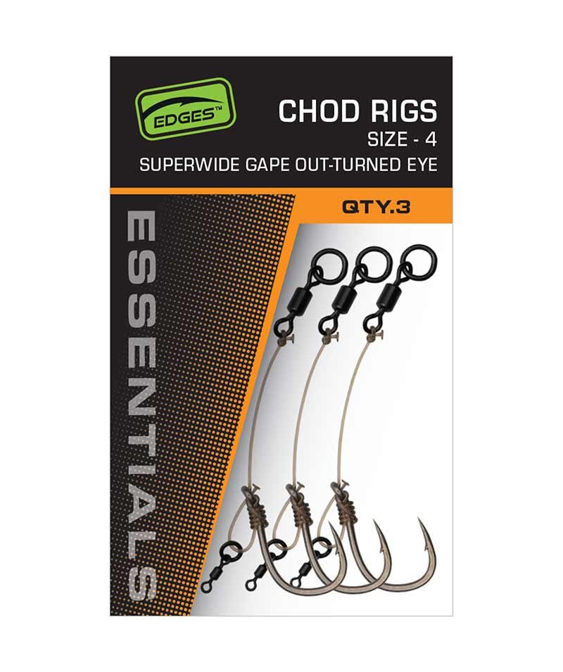 Fox EDGES™ Super Wide Gape Chod Rigs, 6,99