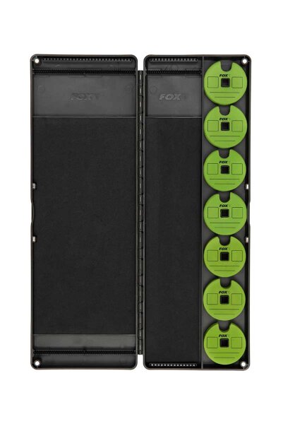 Fox Edges Large rig and disc box inc 50 pins / 7 discs