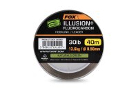 Fox Edges Illusion Fluorocarbon 30lb 13.6kg (0.50mm) x 40m - Naturals Green