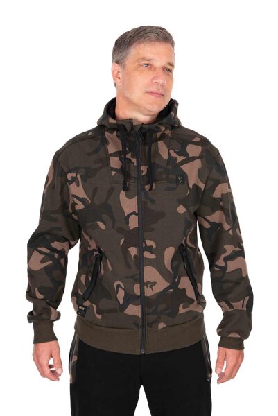 Fox Camo full zip premium 310 hoodie - S