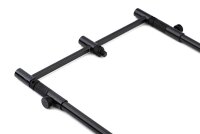 Fox Black Label Slim Adjustable 2 Rod Buzz Bars (110mm - 125mm)