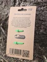 Katran Line Scissors Titanium coated, 120mm (green handle)