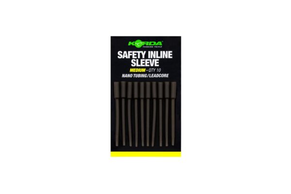 Korda Safety Inline Sleeve Nano Tubing/Leadcore Medium