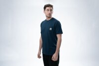 Nash Make It Happen Badge Pocket T Shirt Navy Blue L