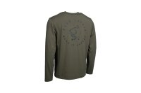 Nash Make It Happen Carp Logo Long Sleeve T Shirt Green M