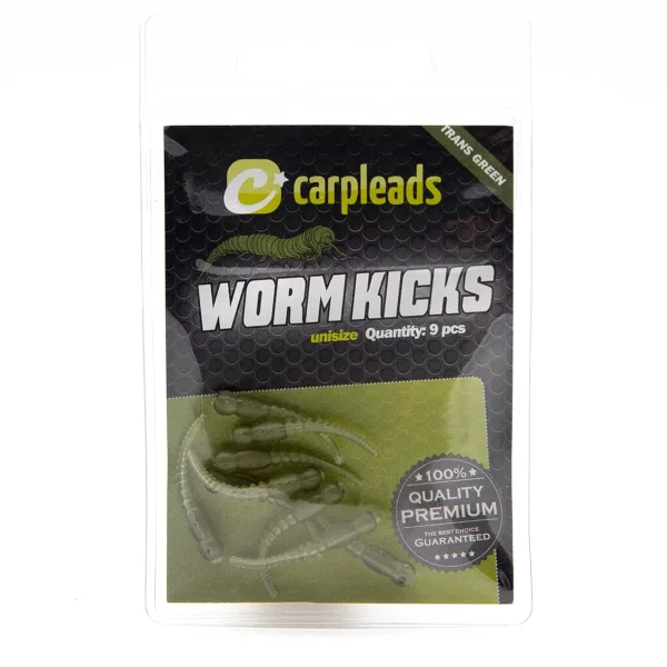 Carpleads Worm Kicks Trans Green