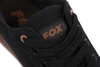Fox Black canvas shoe sz 11 / 45