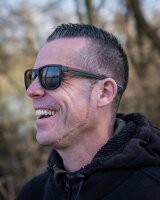 Fox Collection Green Black Shades - Brown Lens