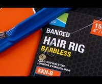 Preston 6"/15cm Kkh-B Banded Hair Rig 12 Kkh-B