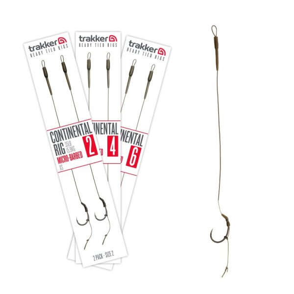 Trakker Continental Rig 2 Pack (Micro Barbed)