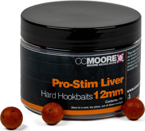 CCMoore Pro-Stim Liver Hard Hookbaits 12mm
